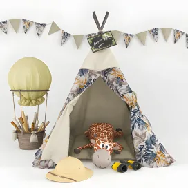 Wigwam for children with der